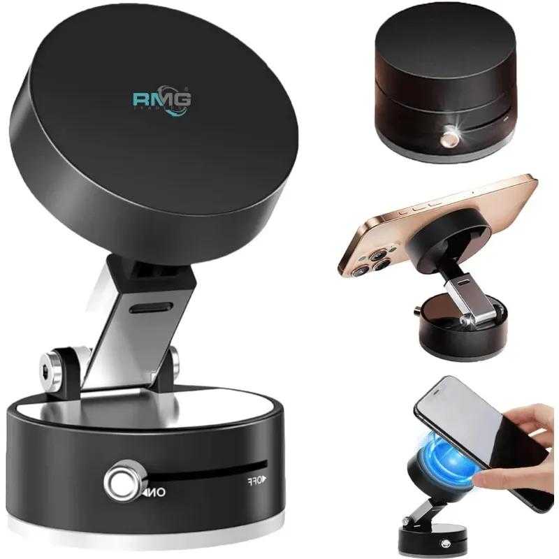 Double-Sided Vacuum Magnetic Phone Holder for Car & Desk