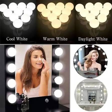 10-Bulb Vanity Mirror (Makeup Light)