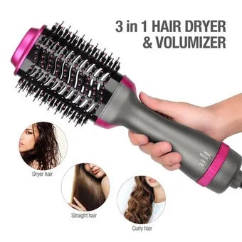 3-in-1 Hot Air Hair Brush Styler