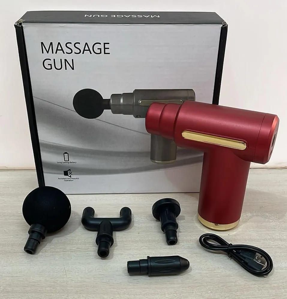Professional Massager Gun (4 Heads)