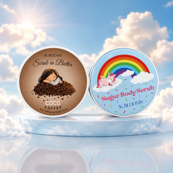 SK Blooms Body Scrub Set